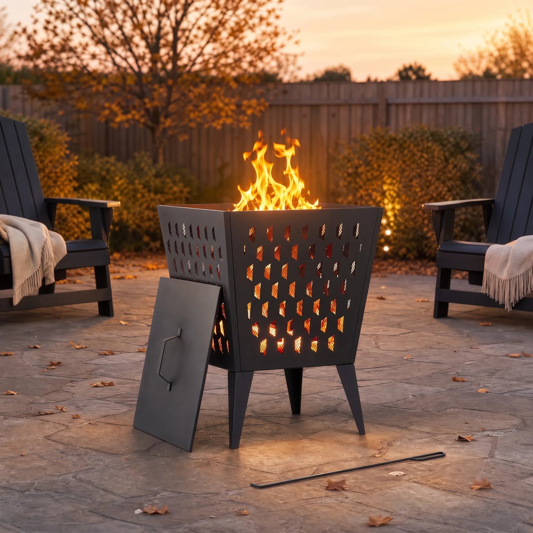 SUNJOY Hartefeld Fire Pit, merchant product gallery image